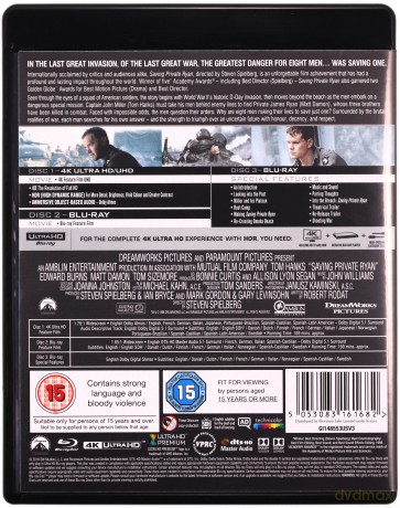 Saving Private Ryan (Szeregowiec Ryan) [Blu-Ray 4K]+[Blu-Ray]