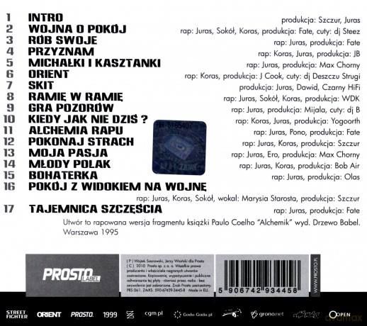 Pokój z Widokiem na Wojnę: 2010 (digipack) [CD]