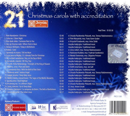 21 Kolęd z Akredytacją (digipack) [CD]