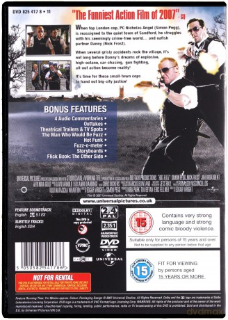 Hot Fuzz (Ostre psy) [DVD]