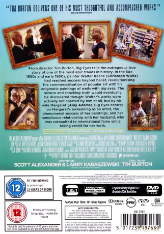 Big Eyes (Wielkie oczy) [DVD]