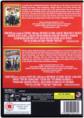 Zombieland 1-2 [2DVD]