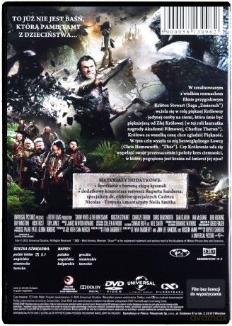 Królewna Śnieżka i Łowca [DVD]