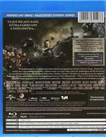 Królewna Śnieżka i Łowca [Blu-Ray]