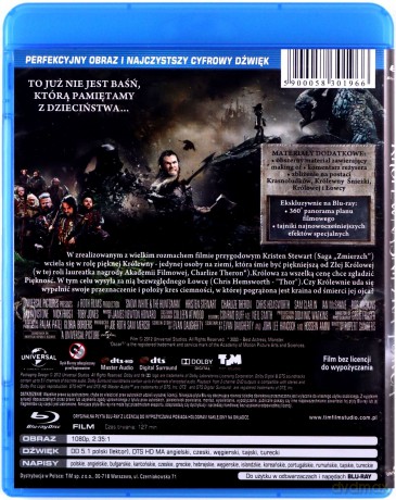 Królewna Śnieżka i Łowca [Blu-Ray]