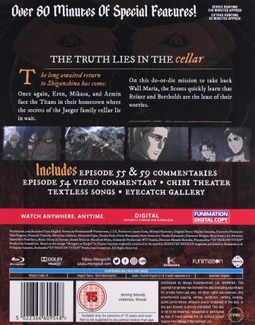 Attack On Titan: Season 3 Part 2 [2xBlu-Ray]