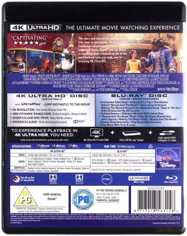 Beauty and The Beast (Piękna i Bestia) [Blu-Ray 4K]+[Blu-Ray]