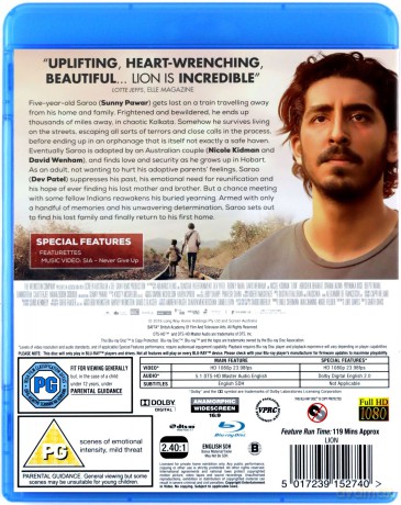 Lion (Lion: Droga do domu) [Blu-Ray]
