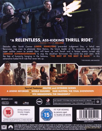 Terminator Dark Fate (Terminator: Mroczne przeznaczenie) [Blu-Ray]