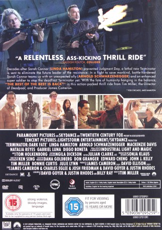Terminator Dark Fate (Terminator: Mroczne przeznaczenie) [DVD]