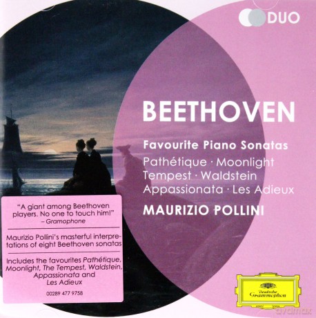 Maurizio Pollini: Beethoven: Favourite Piano Sonatas (Duo) [2CD]