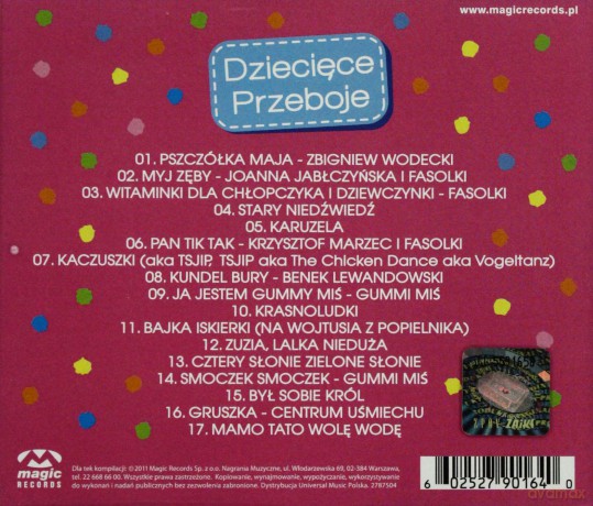 Dziecięce Przeboje [CD]