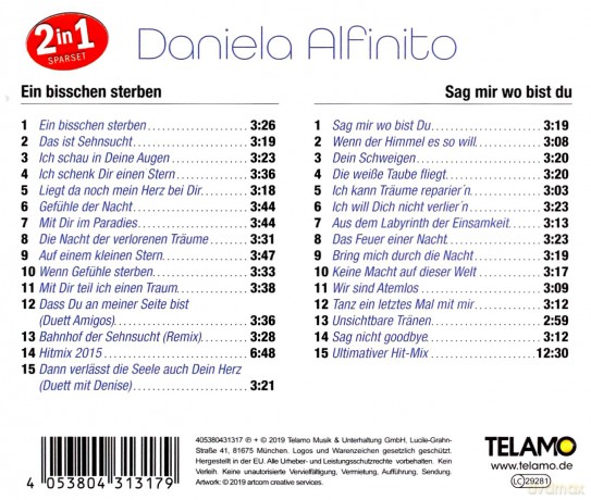 Daniela Alfinito: 2 in 1 [CD]