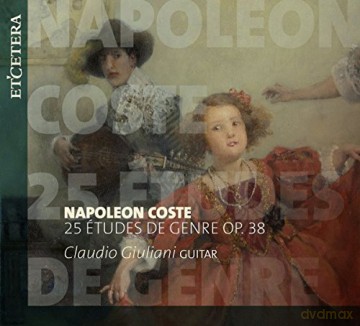 Napoleon Coste: 25 Etudes de Genre fur Gitarre op.38 [CD]