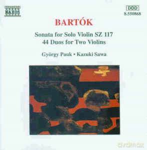 Bela Bartok: 44 Duos fur 2 Violinen [CD]