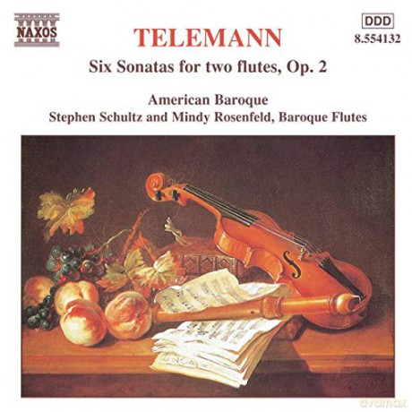 Georg Philipp Telemann: 6 Sonaten fur 2 Floten [CD]