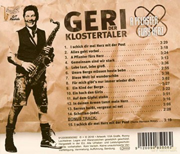 Geri Der Klostertaler: A Pflaster furs Herz [CD]