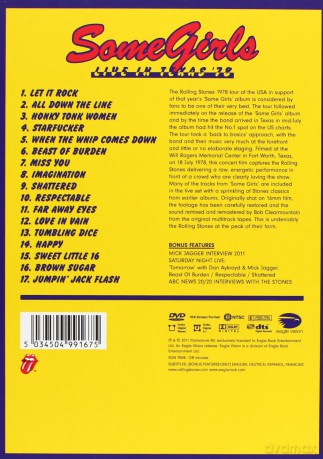 The Rolling Stones: Some Girls Live In Texas '78 [DVD]