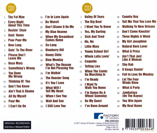 Fats Domino: All Hits! 68 Original Recordings [2CD]