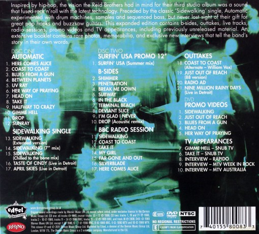 The Jesus And Mary Chain: Automatic [2CD]+[DVD]