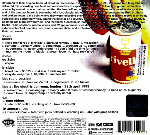 The Jesus And Mary Chain: Munki (Deluxe) [2CD]+[DVD]
