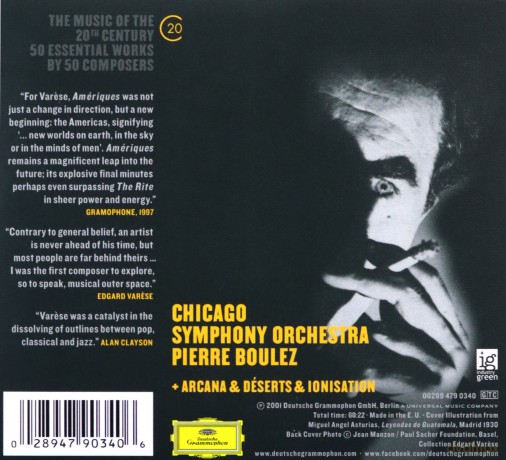 Edgar Varese: Ameriques [CD]