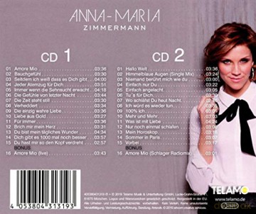 Anna-Maria Zimmermann: Amore Mio: Die schonsten Hits mit Gefuhl [CD]