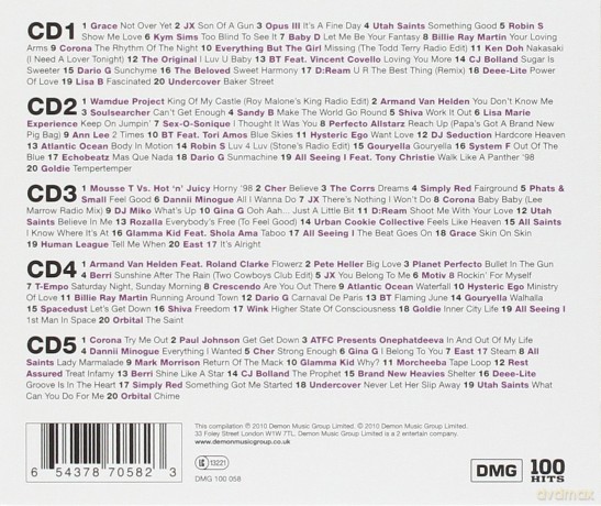 100 Hits - 90`S Dance [5CD]
