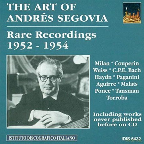 Luys Milan: Andres Segovia - The Art of Vol.1 [CD]