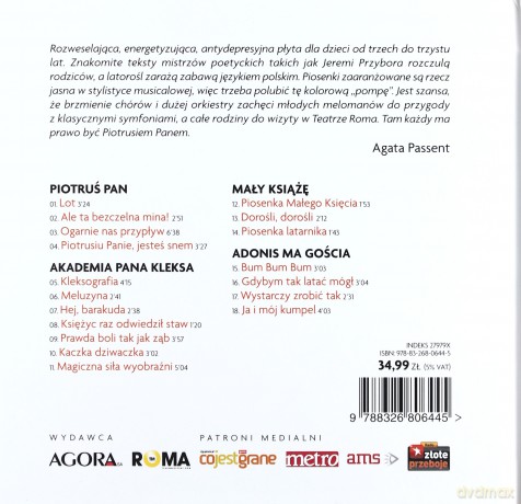 Pan Kleks i inni: Piosenki dla dzieci z Teatru Muzycznego ROMA (digibook) [CD]
