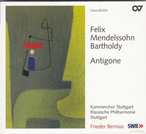 Felix Mendelssohn Bartholdy: Antigone op.55 (Schauspielmusik) [CD]