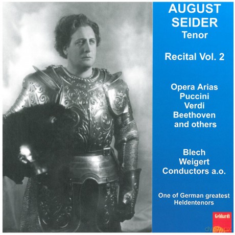 August Seider singt Arien [CD]