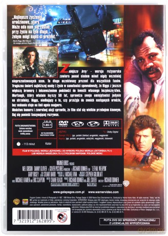 Zabójcza broń wersja reżyserska (polski lektor) [DVD]