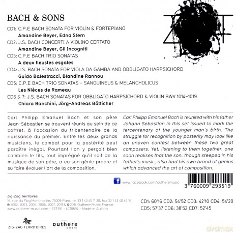 Bach and Sons (Wiederauflage exklusiv fur jpc) [7CD]