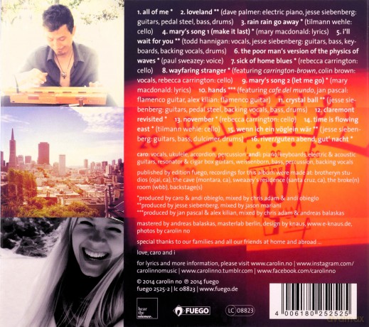Carolin No: Backstage [CD]