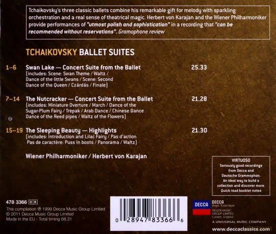 Peter Iljitsch Tschaikowsky: Ballettsuiten [CD]