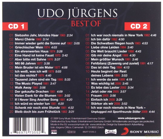 Udo Jurgens: Best Of [2CD]