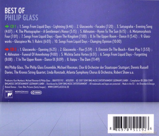 Philip Glass: Best of Philip Glass [2CD]