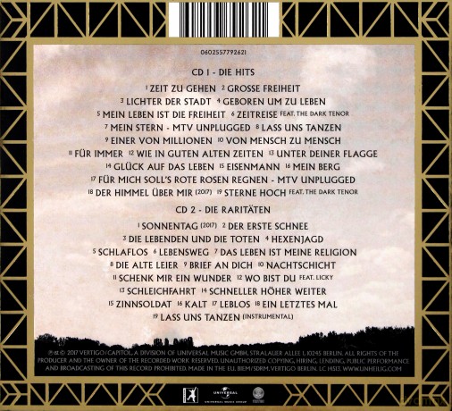 Unheilig: Best Of Vol. 2: Rares Gold (Limited) [2CD]