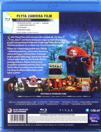 Merida waleczna (Disney) [Blu-Ray]