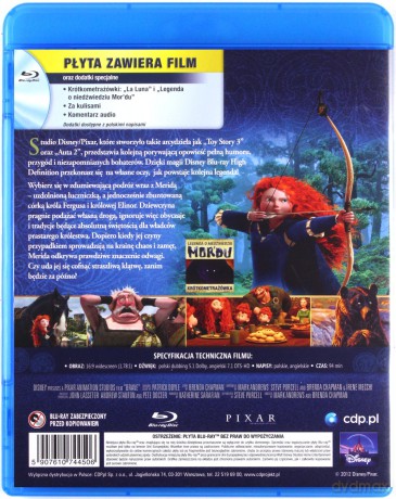 Merida waleczna (Disney) [Blu-Ray]