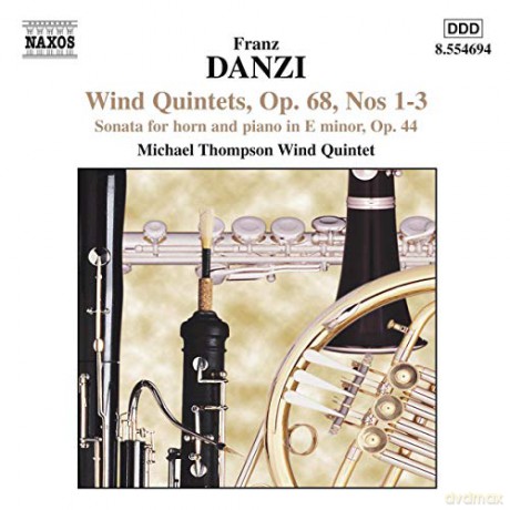 Franz Danzi: Blss¤serquintette op.68 Nr.1-3 [CD]
