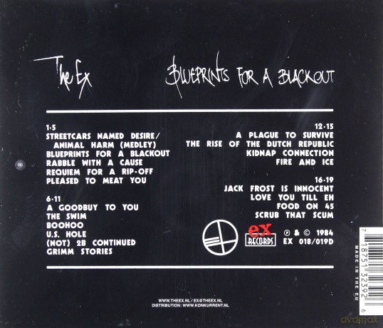 The Ex: Blueprints For A Blackout [CD]