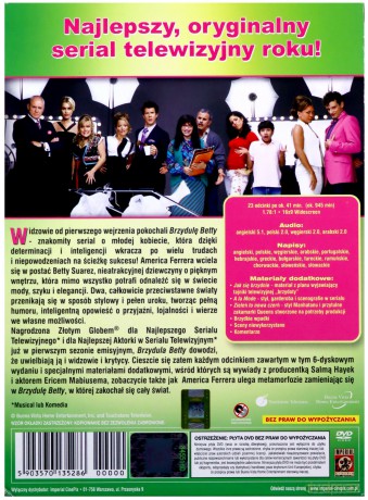Brzydula Betty sezon 1 [BOX] [6DVD]