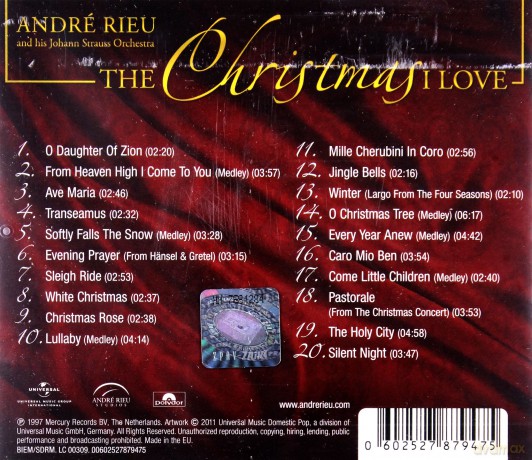 Andre Rieu: The Christmas I Love [CD]