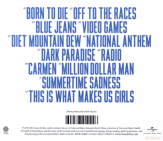 Lana Del Rey: Born To Die [CD]
