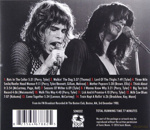 Aerosmith: Boston Club 1980 [CD]