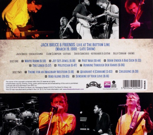 Jack Bruce: Bottomline Archive Series [2CD]