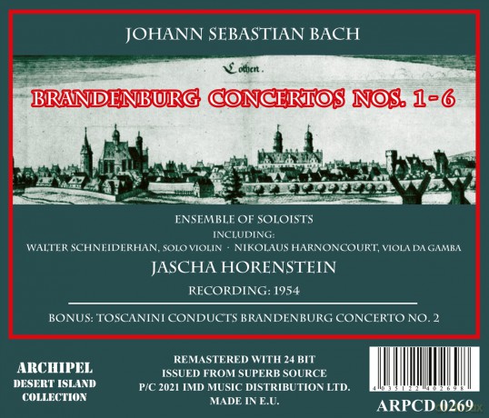 Johann Sebastian Bach: Brandenburgische Konzerte Nr.1-6 [CD]