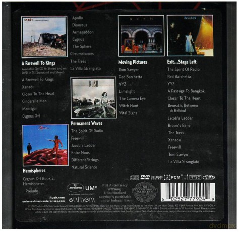 Rush: Sector 2 [BOX] [5CD]+[DVD]